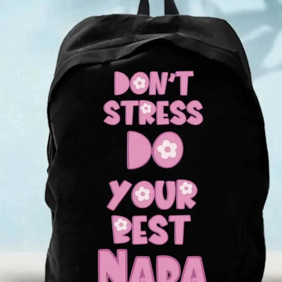 Backpack- English inspiration quotes - WE PRINT