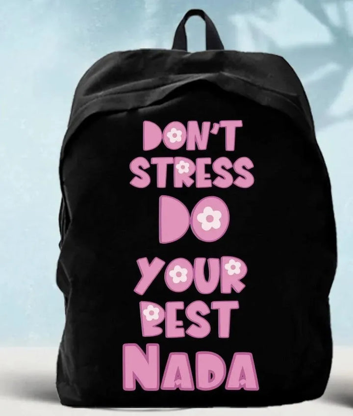 Backpack- English inspiration quotes - WE PRINT