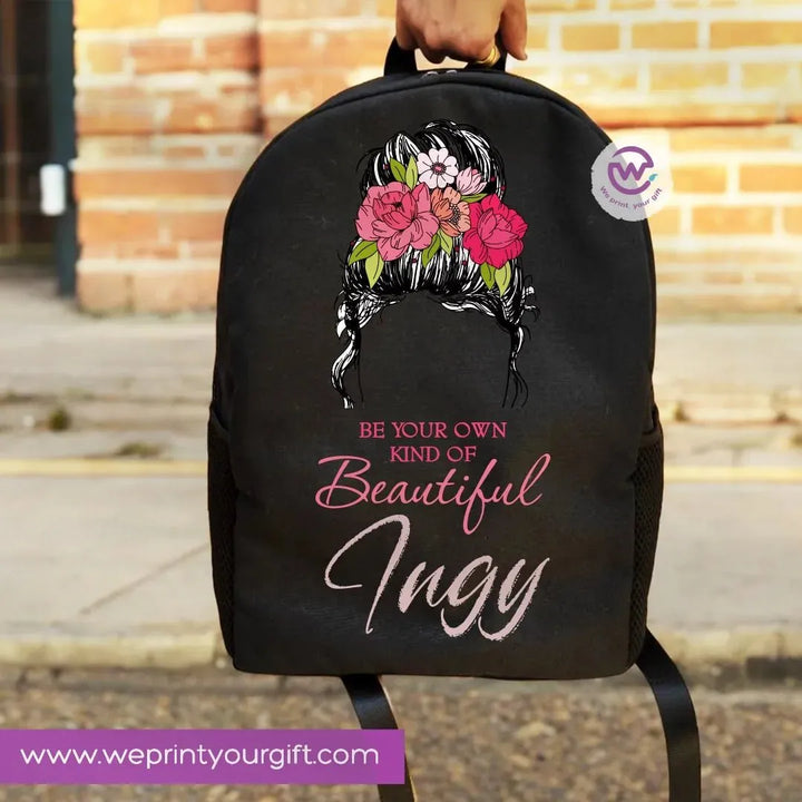 Backpack- English Inspirational quotes - WE PRINT