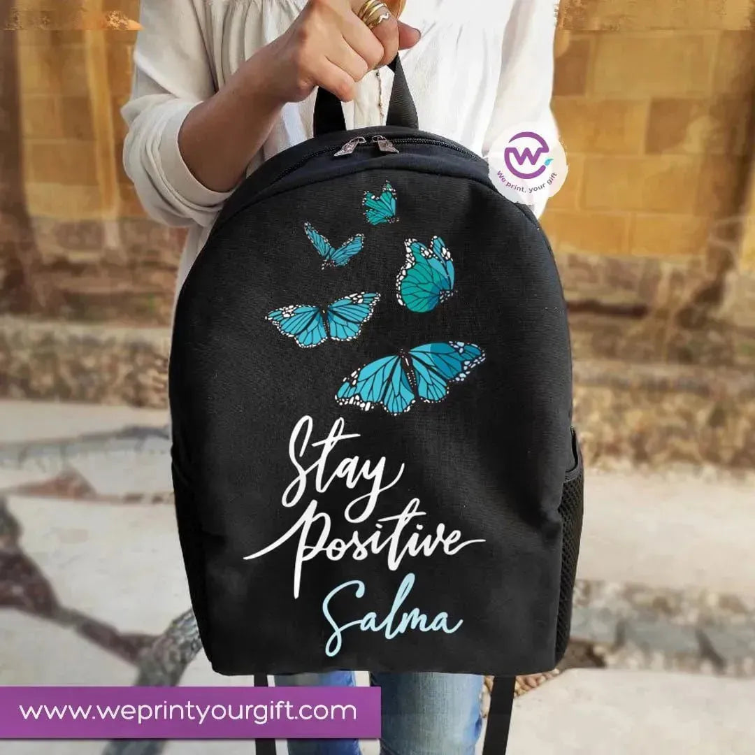 Backpack- English quotes-A - WE PRINT