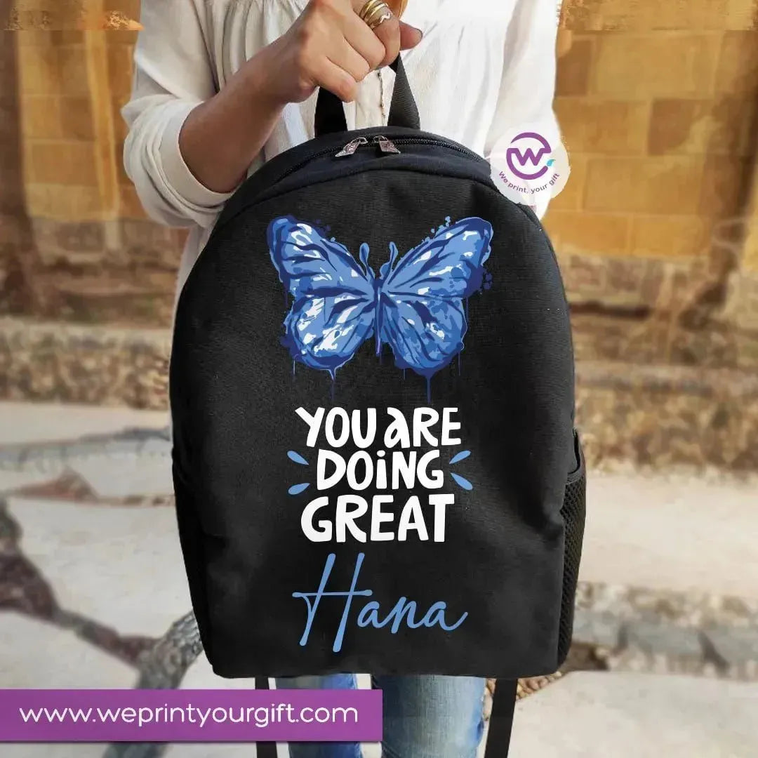 Backpack- English quotes-A - WE PRINT