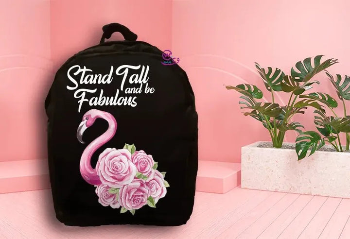 Backpack-Flamingo - WE PRINT