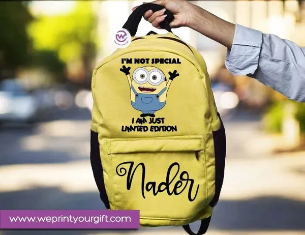 Backpack- Minions-New - WE PRINT