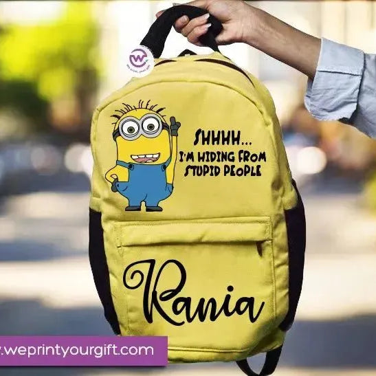 Backpack- Minions-New - WE PRINT