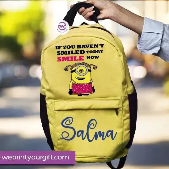 Backpack- Minions-New - WE PRINT