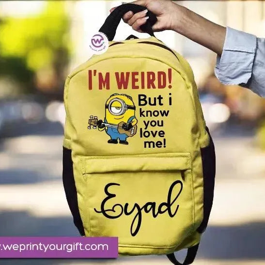 Backpack- Minions-New - WE PRINT