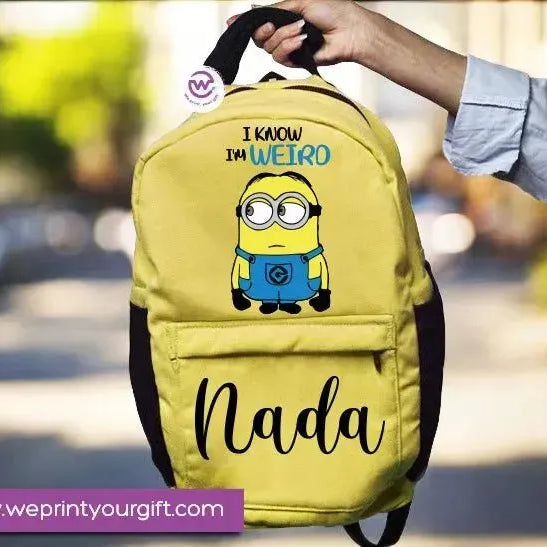 Backpack- Minions-New - WE PRINT