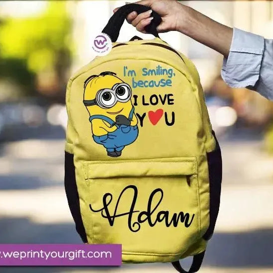 Backpack- Minions-New - WE PRINT