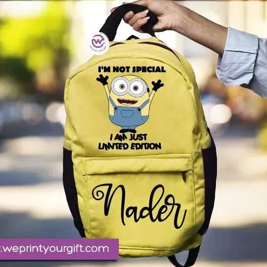 Backpack- Minions-New - WE PRINT