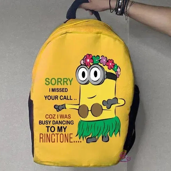 Backpack -Minions - WE PRINT