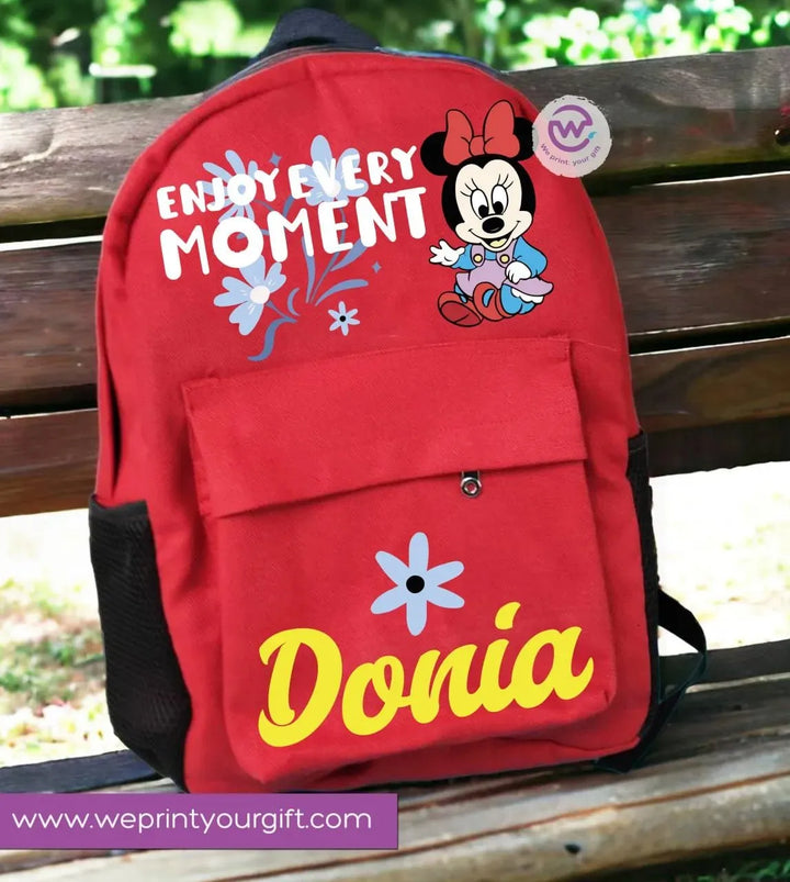 Backpack- Minni Mouse - WE PRINT