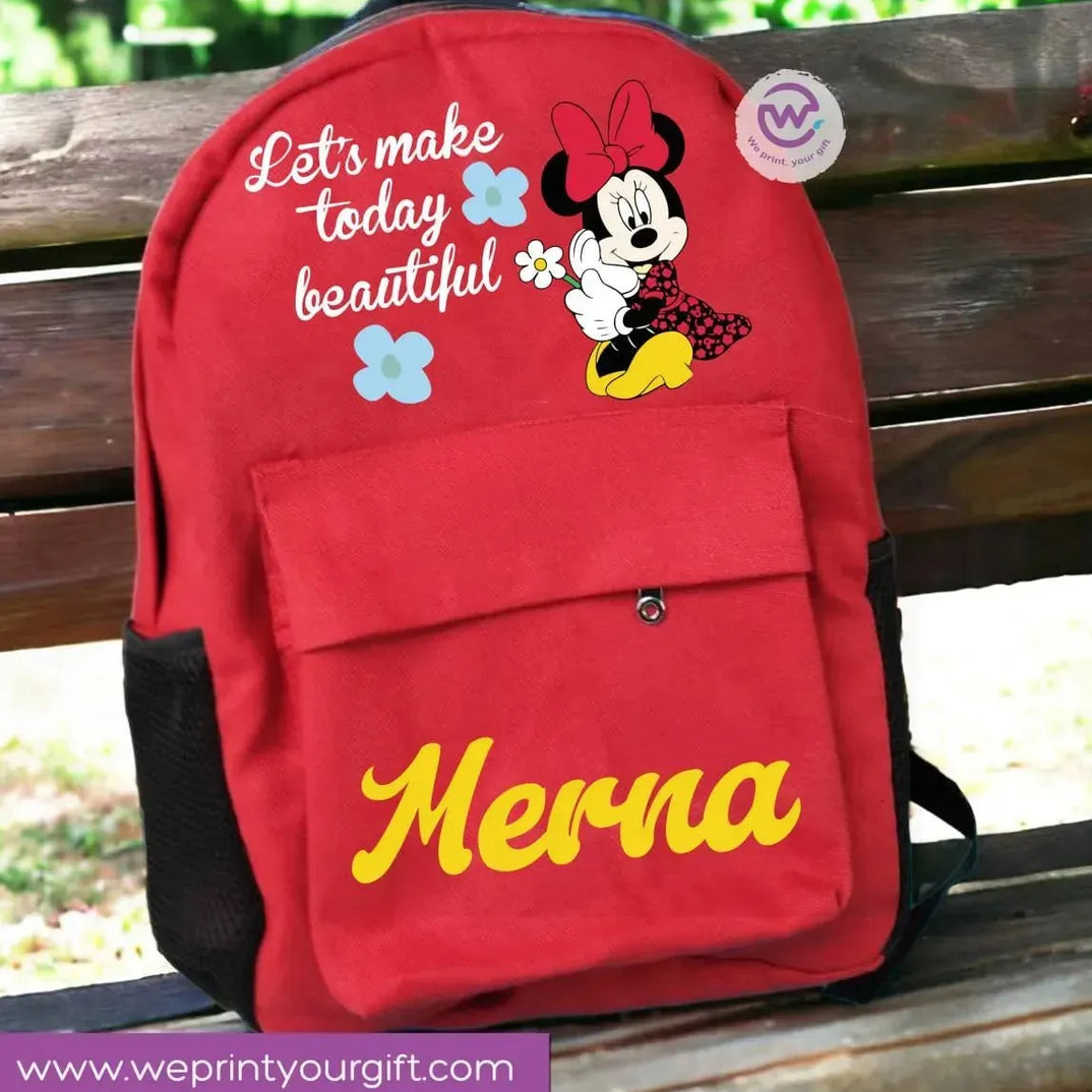 Backpack- Minni Mouse - WE PRINT