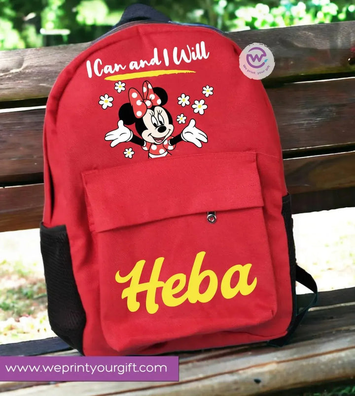 Backpack- Minni Mouse - WE PRINT