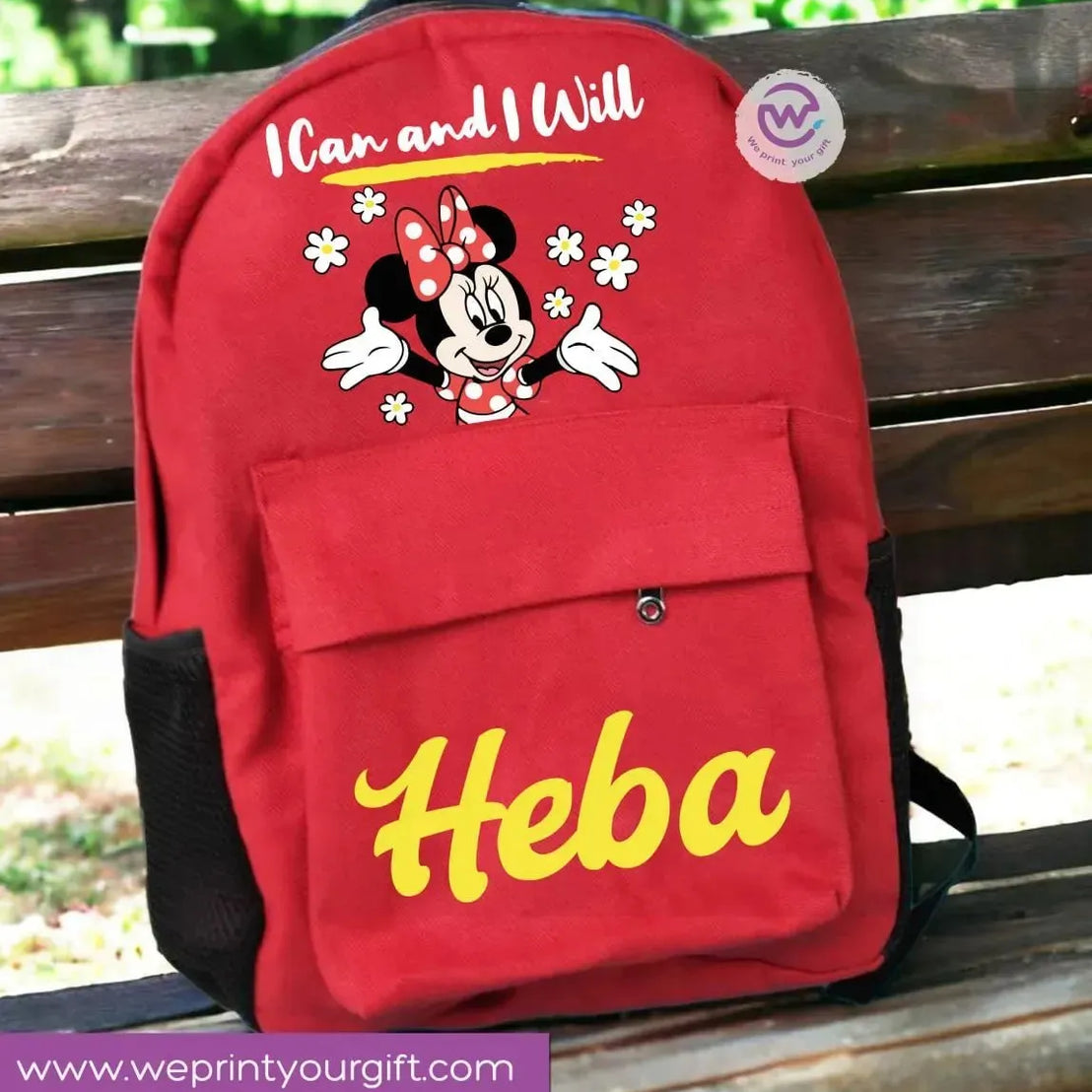 Backpack- Minni Mouse - WE PRINT