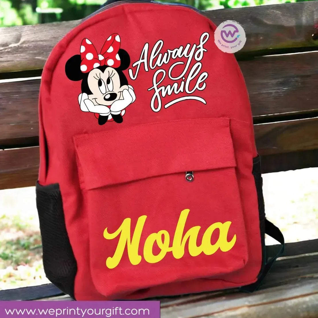 Backpack- Minni Mouse - WE PRINT