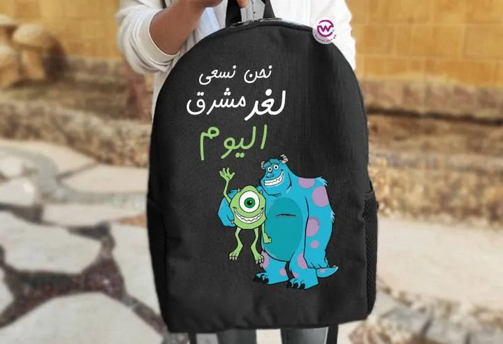 Backpack- Monster Inc. - WE PRINT