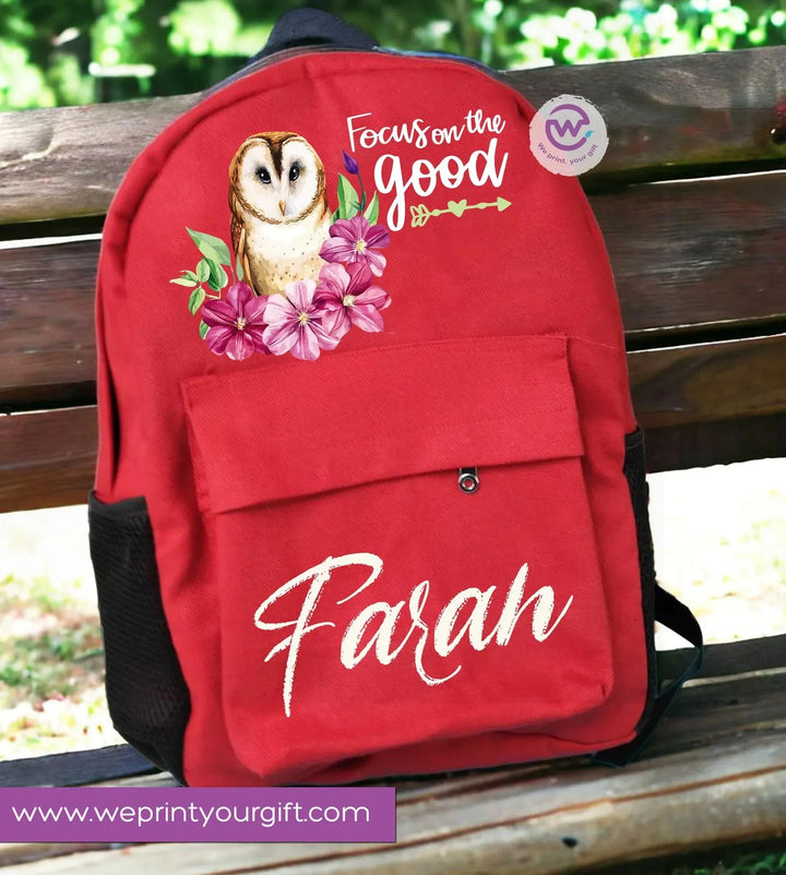 Backpack-Motivational quotes - WE PRINT