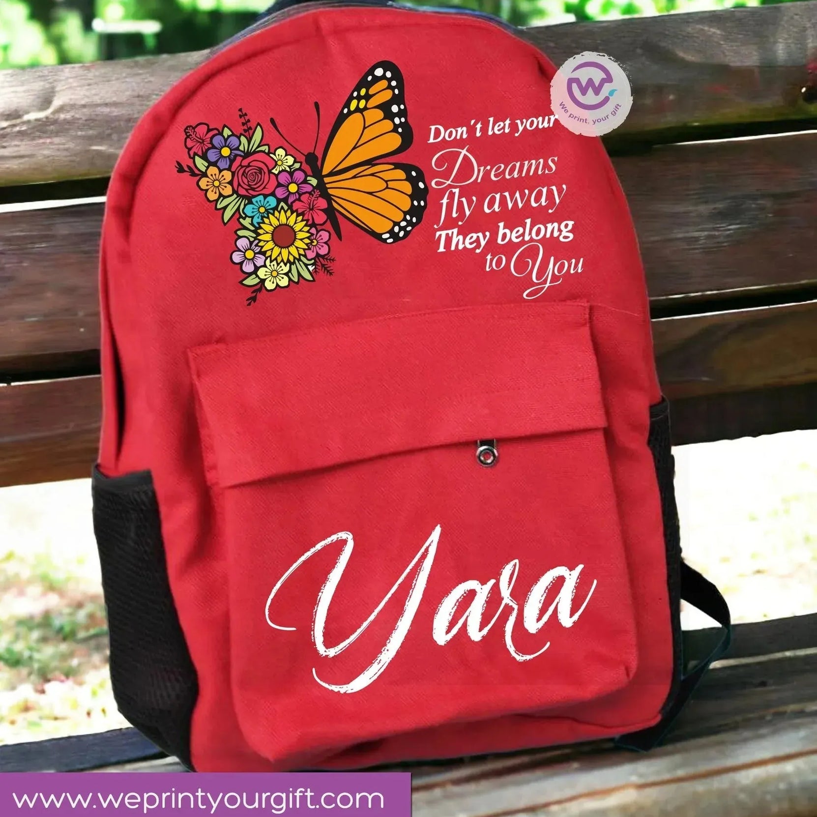 Backpack-Motivational quotes - WE PRINT