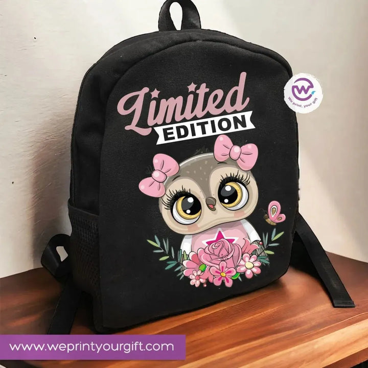 Backpack- owl - WE PRINT