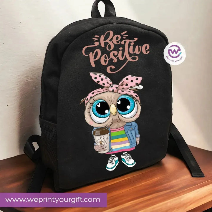 Backpack- owl - WE PRINT