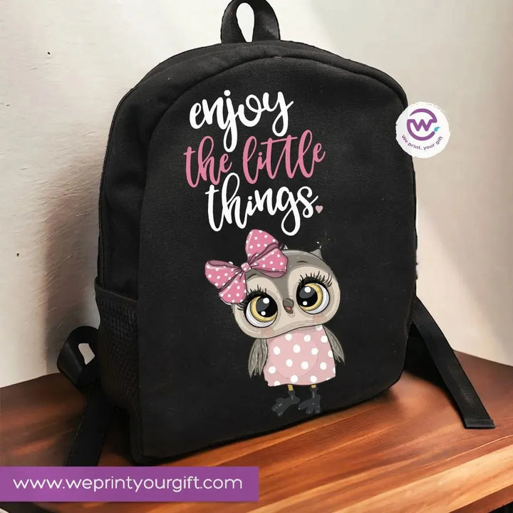 Backpack- owl - WE PRINT