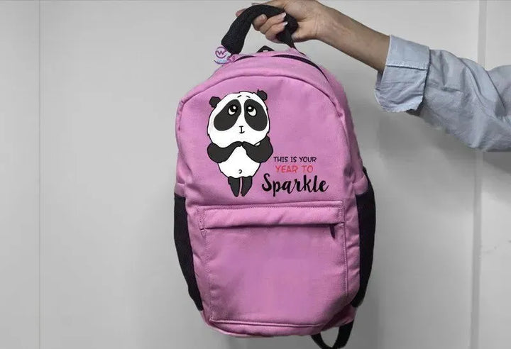 Backpack -panda - WE PRINT