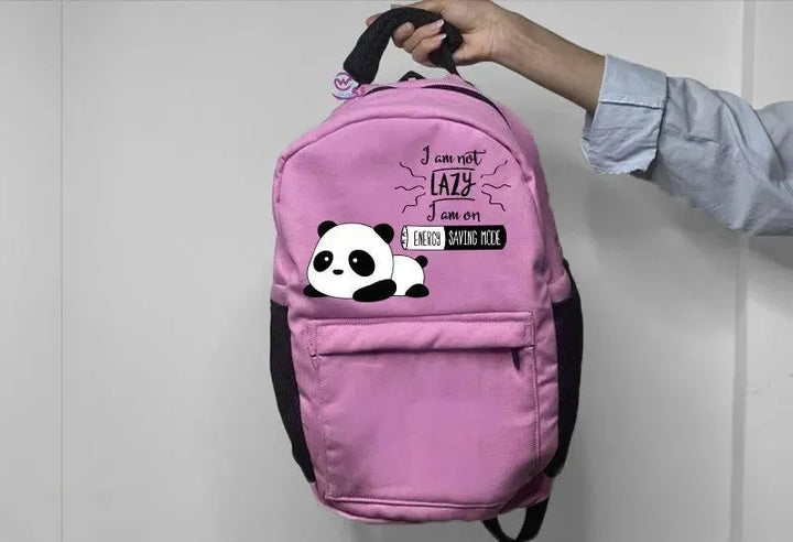 Backpack -panda - WE PRINT