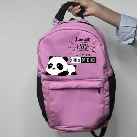 Backpack -panda - WE PRINT