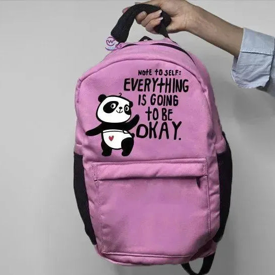 Backpack -panda - WE PRINT
