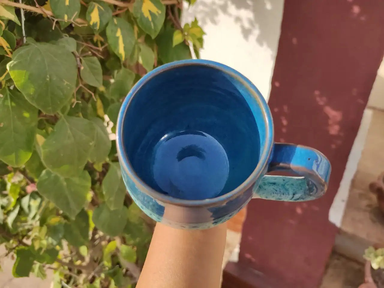 Ocean Handmade Pottery Mug – 400 ml- Customization Options - WE PRINT