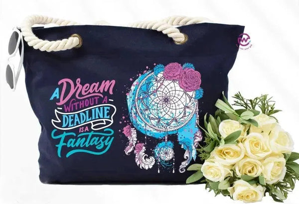 Beach -Bag- Dream Catcher - WE PRINT