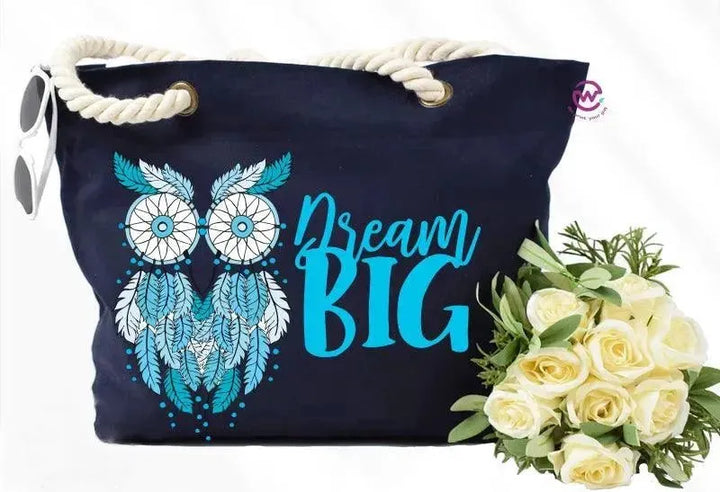 Beach -Bag- Dream Catcher - WE PRINT