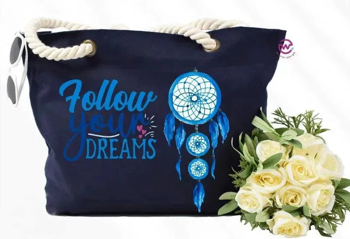 Beach -Bag- Dream Catcher - WE PRINT