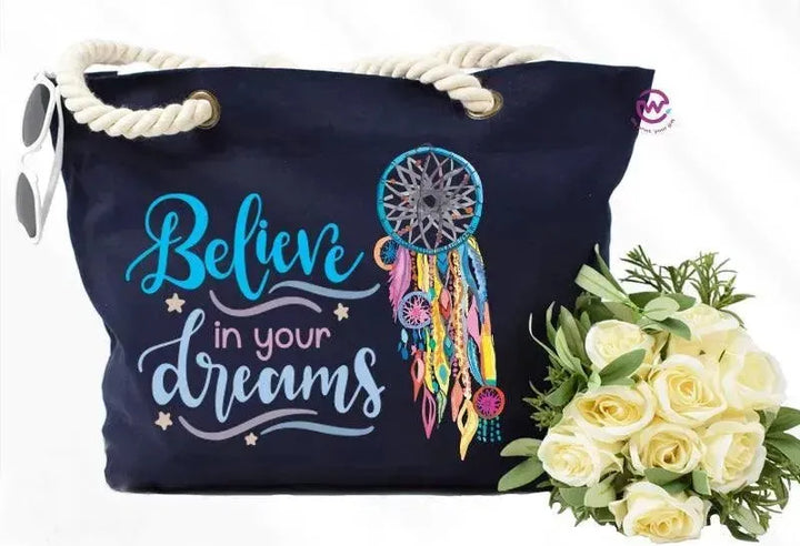 Beach -Bag- Dream Catcher - WE PRINT