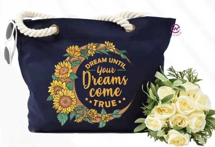 Beach -Bag- Dream Catcher - WE PRINT