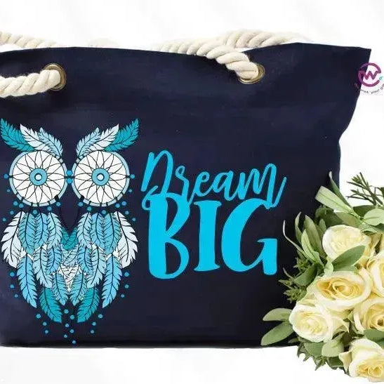 Beach -Bag- Dream Catcher - WE PRINT