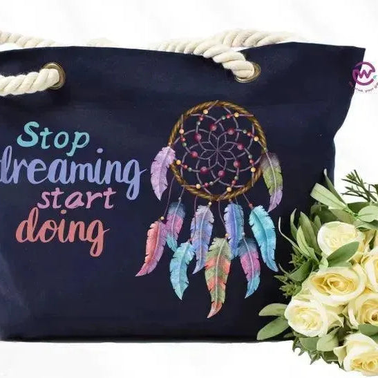 Beach -Bag- Dream Catcher - WE PRINT