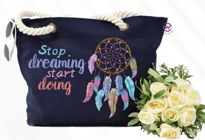 Beach -Bag- Dream Catcher - WE PRINT