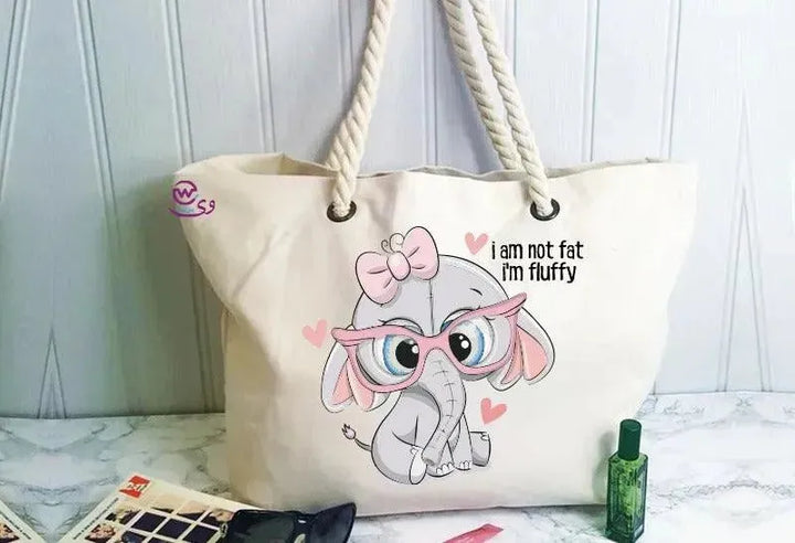 Beach -Bag- Elephant - WE PRINT