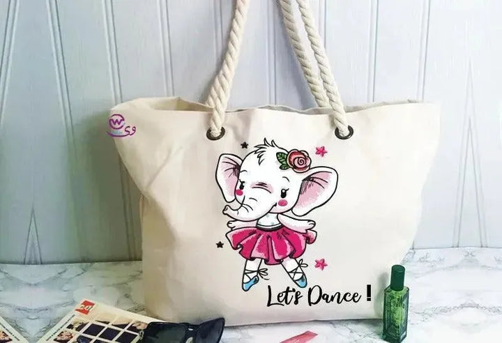 Beach -Bag- Elephant - WE PRINT