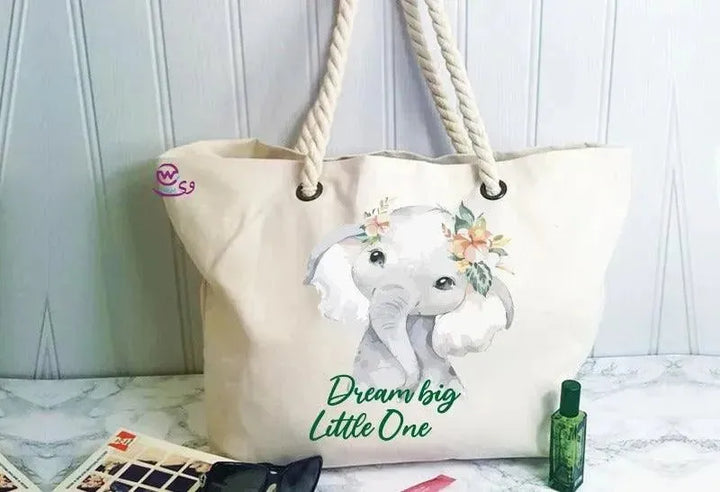 Beach -Bag- Elephant - WE PRINT