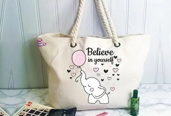 Beach -Bag- Elephant - WE PRINT