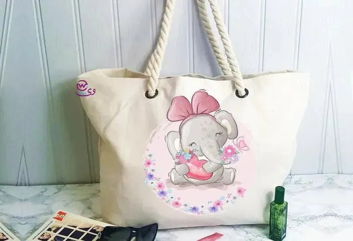 Beach -Bag- Elephant - WE PRINT