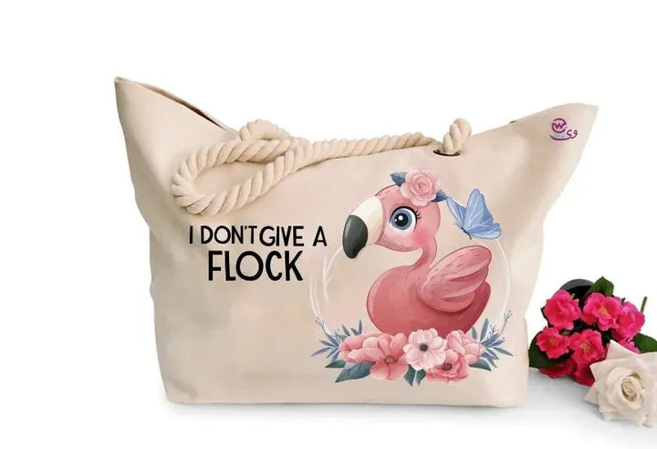 Beach -Bag- Flamingo - WE PRINT