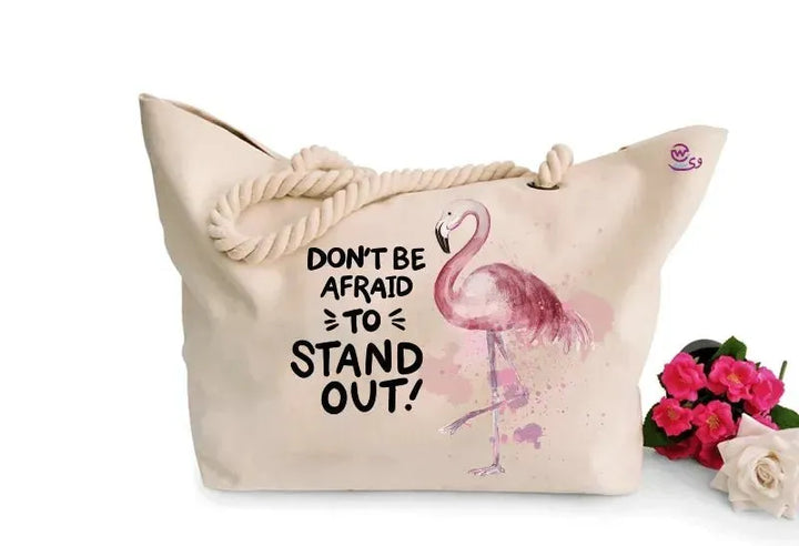 Beach -Bag- Flamingo - WE PRINT