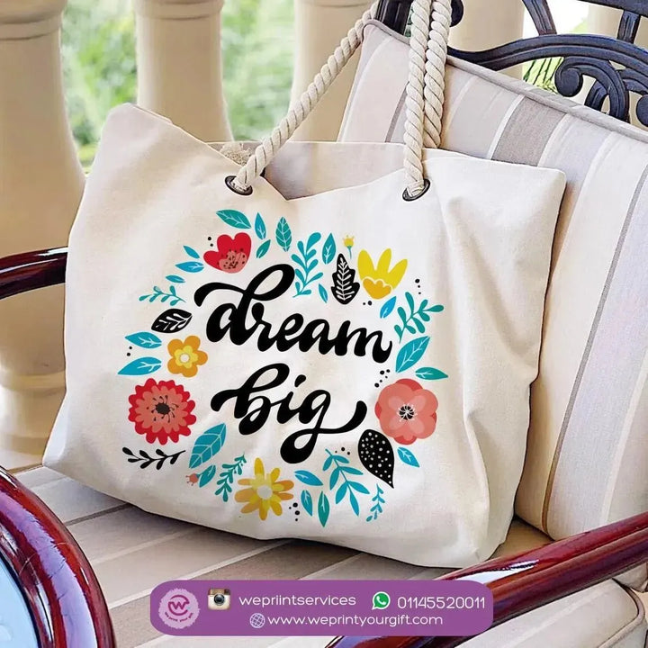 Beach-Bag -Floral Designs - WE PRINT