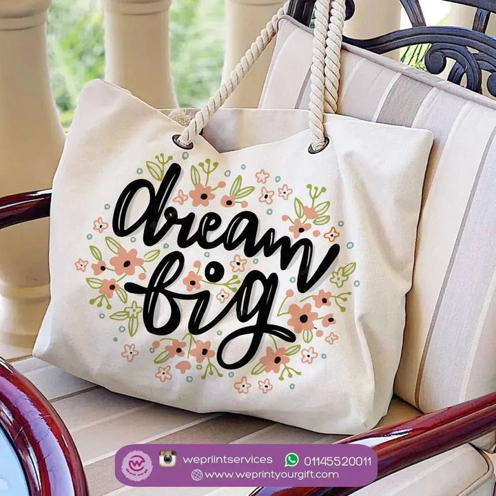 Beach-Bag -Floral Designs - WE PRINT