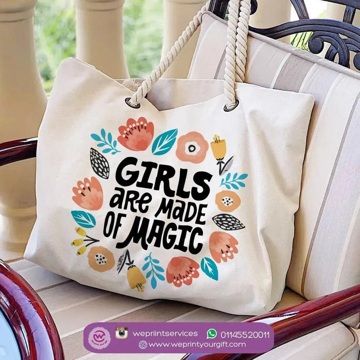 Beach-Bag -Floral Designs - WE PRINT