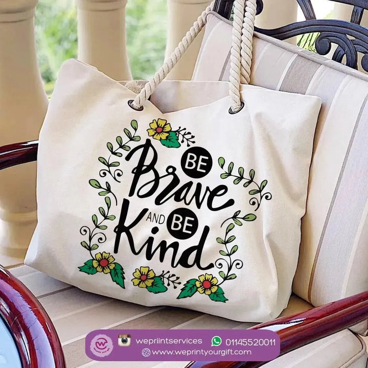 Beach-Bag -Floral Designs - WE PRINT