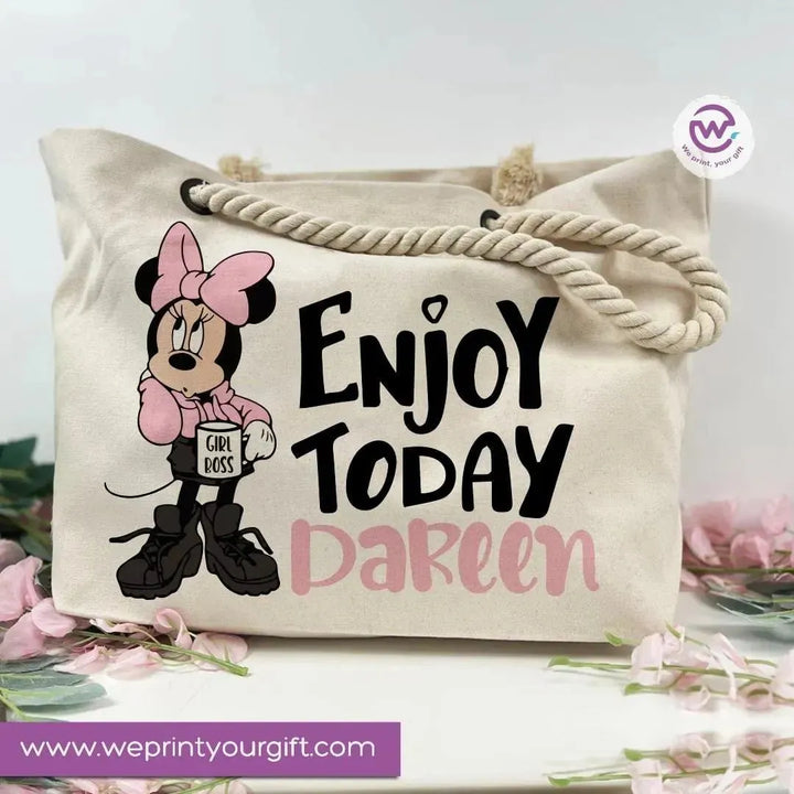 Beach-Bag - Minnie Mouse - WE PRINT